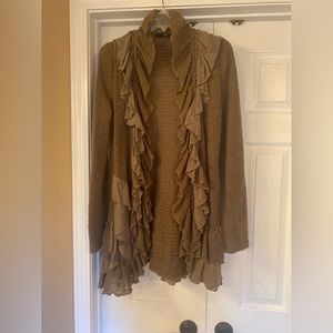 Ryu ruffled cardigan.